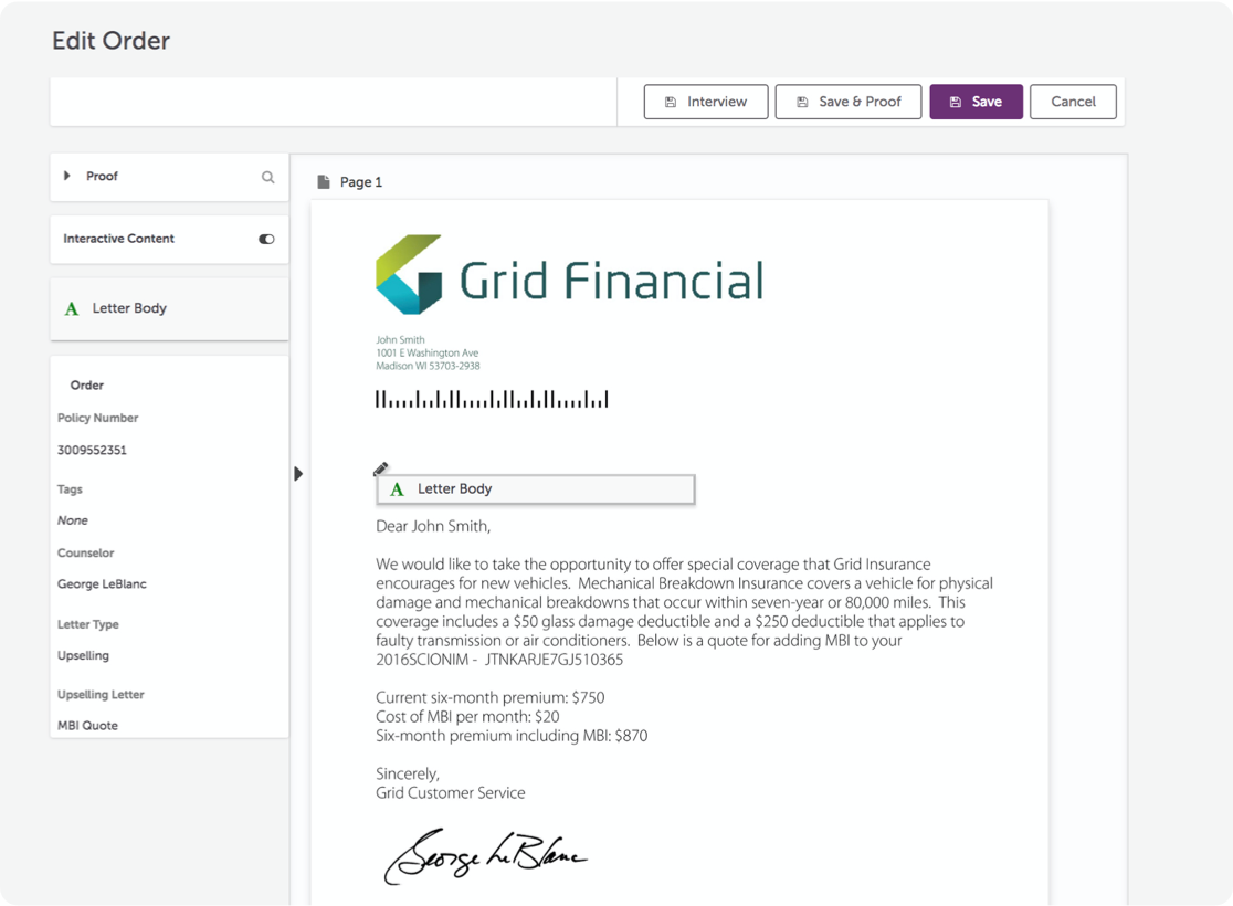 product screenshot