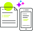 Icon Automate Content w AI